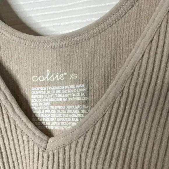 Colsie Women's Seamless Ribbed Bodysuit Various Sizes - Picture 6 of 10